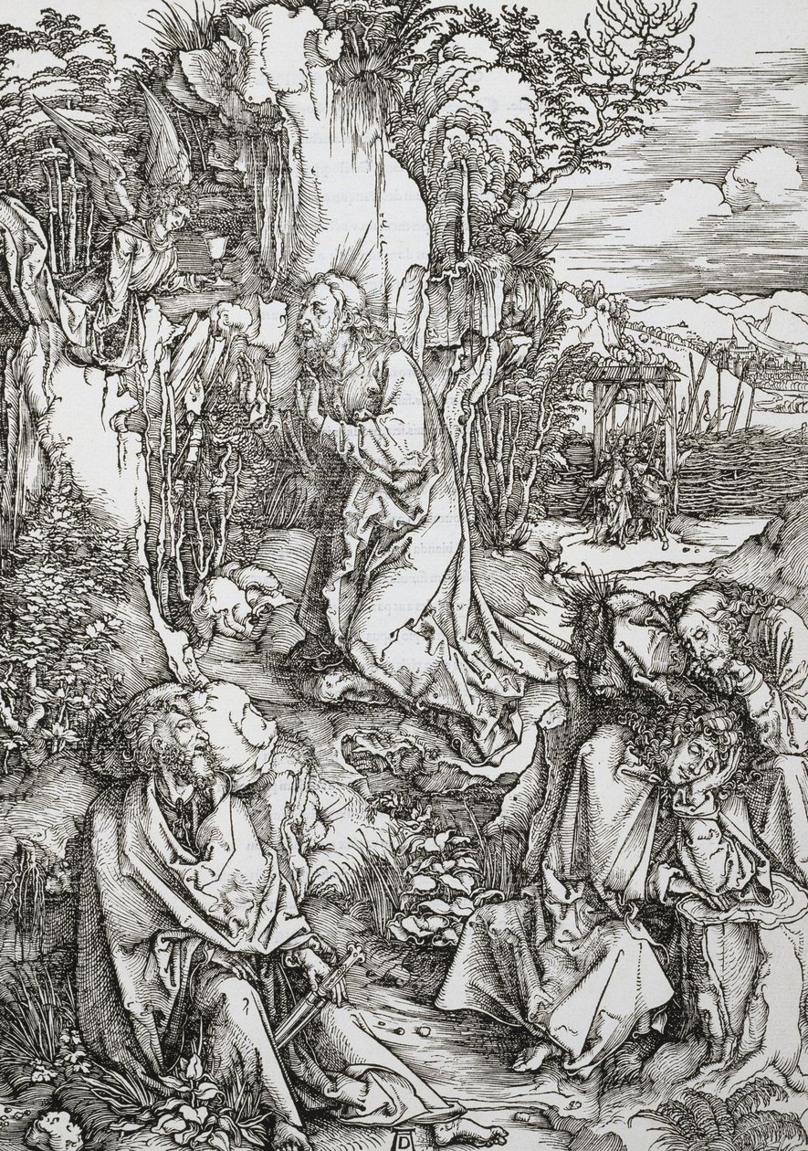 Agonie in de tuin door Albrecht Dürer