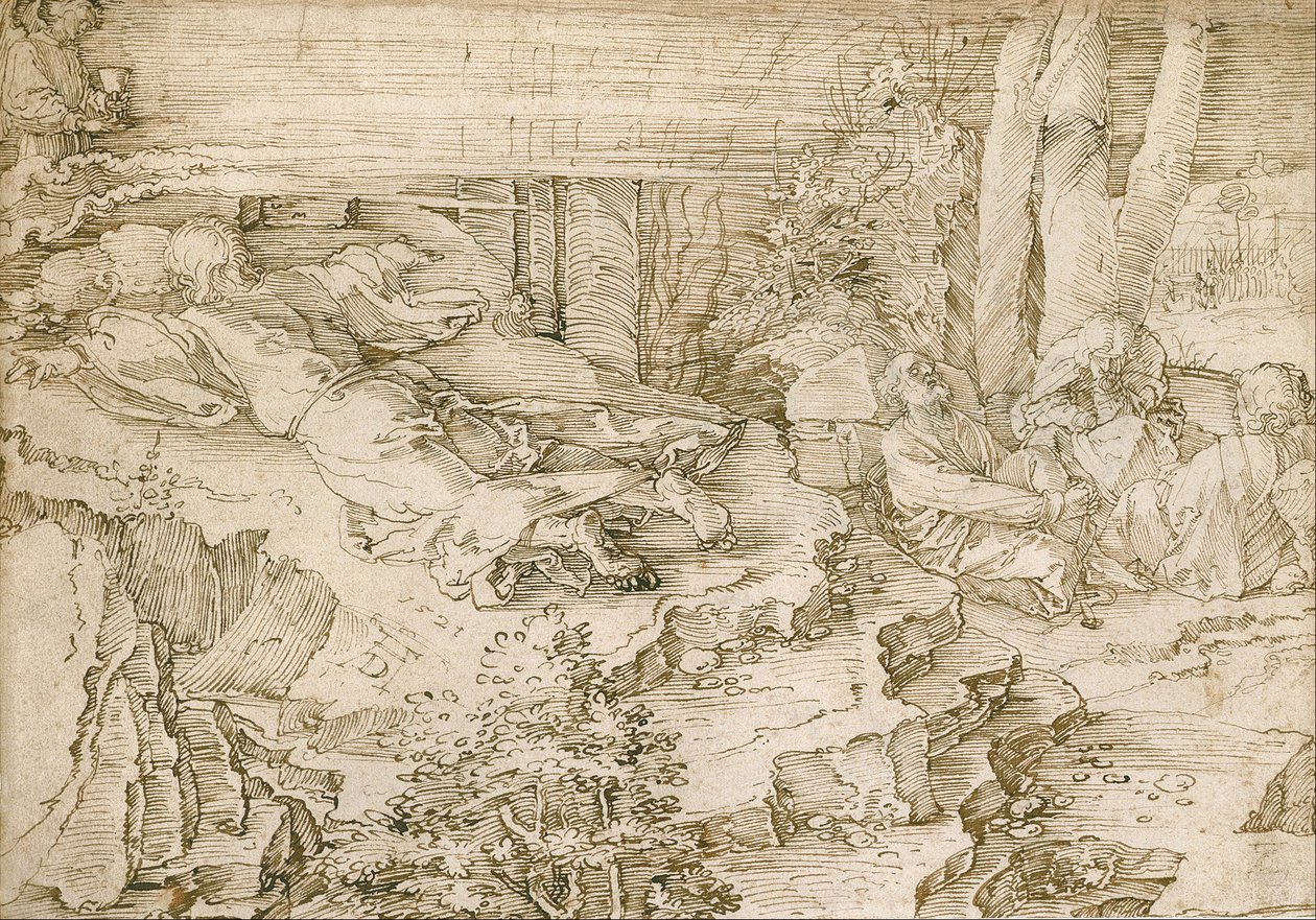 Agonie in de tuin door Albrecht Dürer