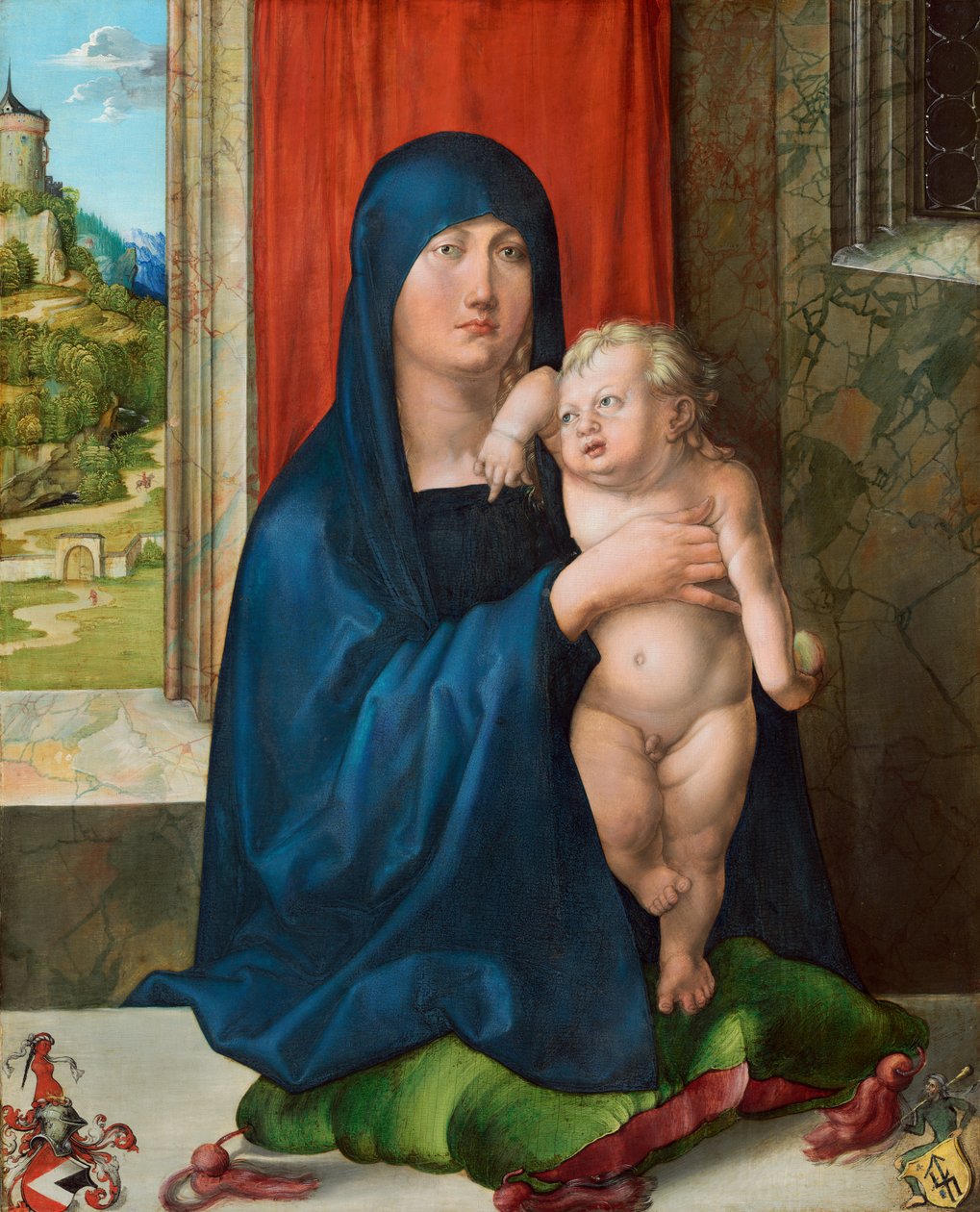 Madonna en Kind (Haller Madonna) door Albrecht Dürer