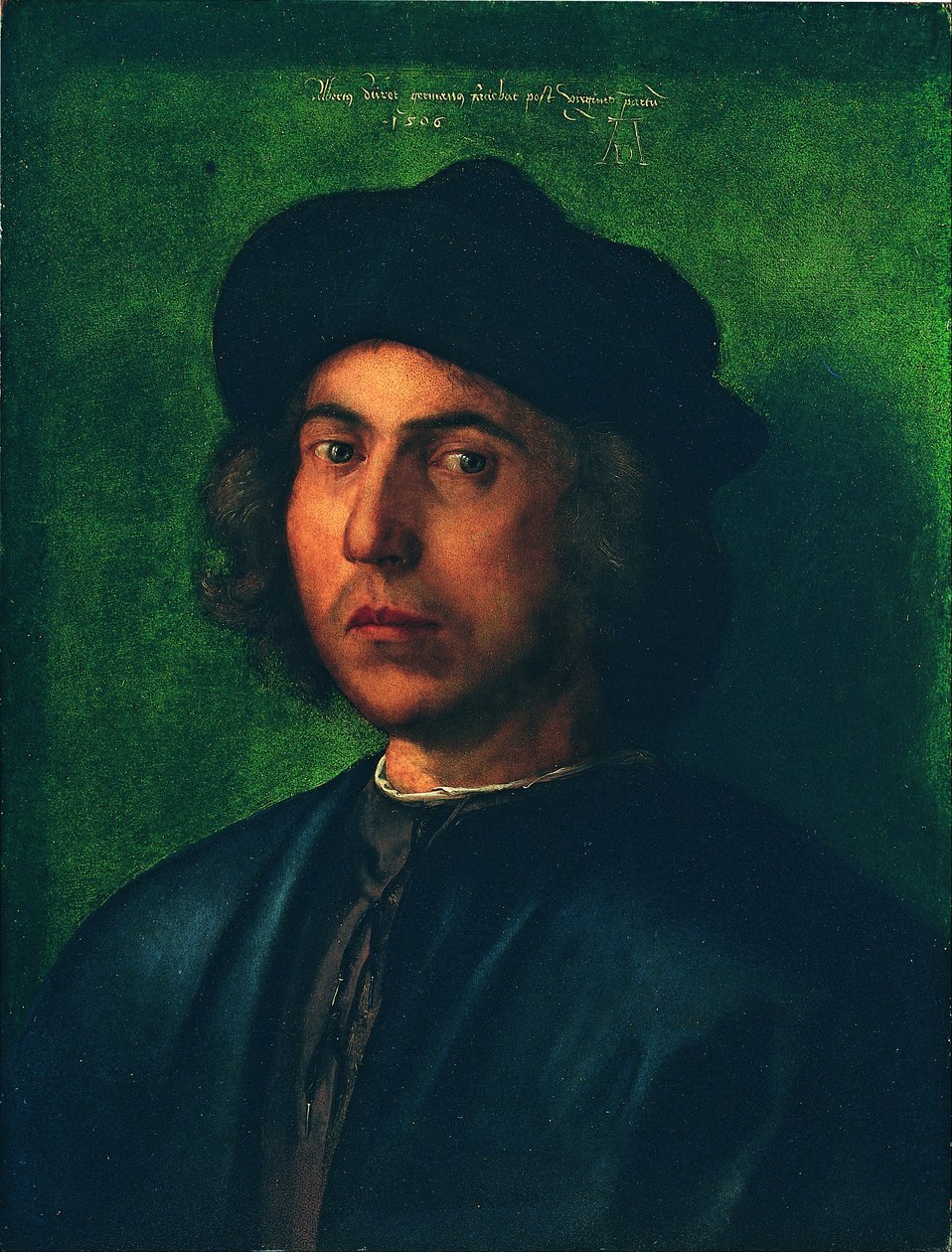 Portret van een jonge man door Albrecht Dürer