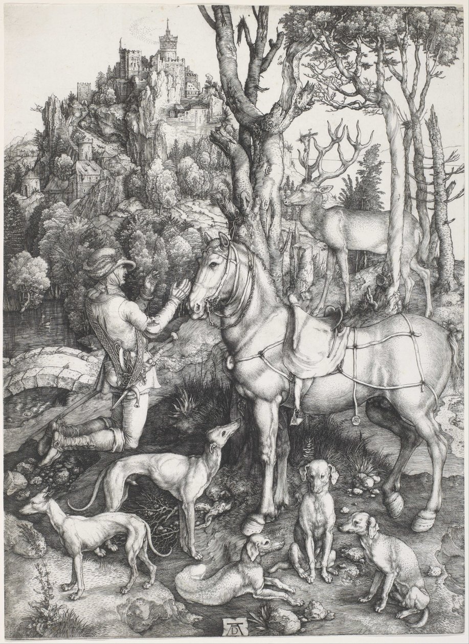 Sint Eustachius door Albrecht Dürer