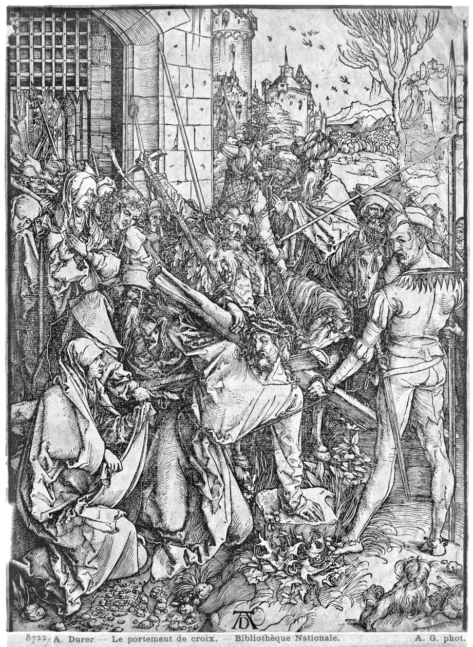 Het dragen van het kruis door Albrecht Dürer