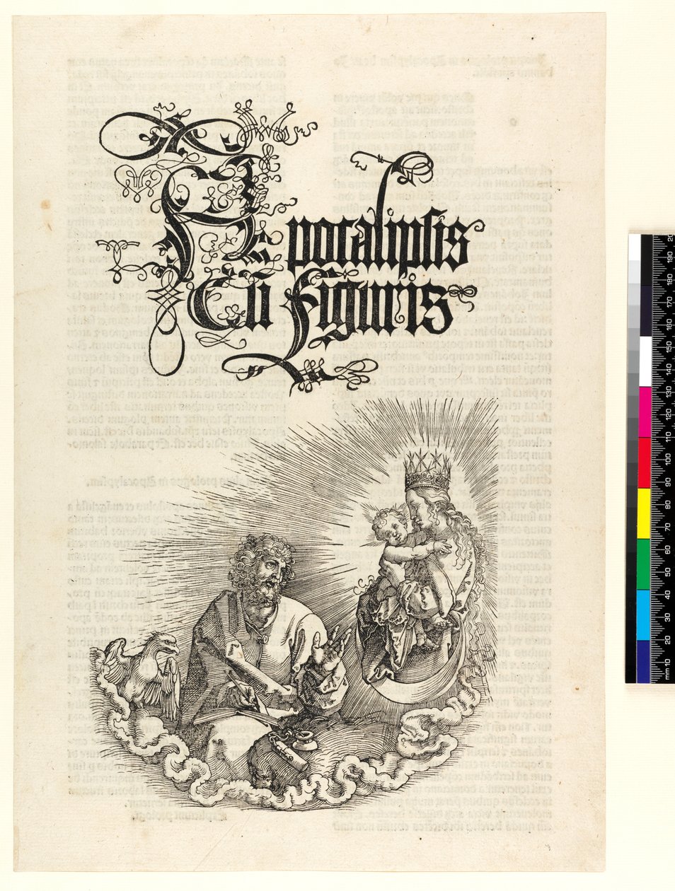 De Apocalyps, titelpagina, 1511 door Albrecht Dürer