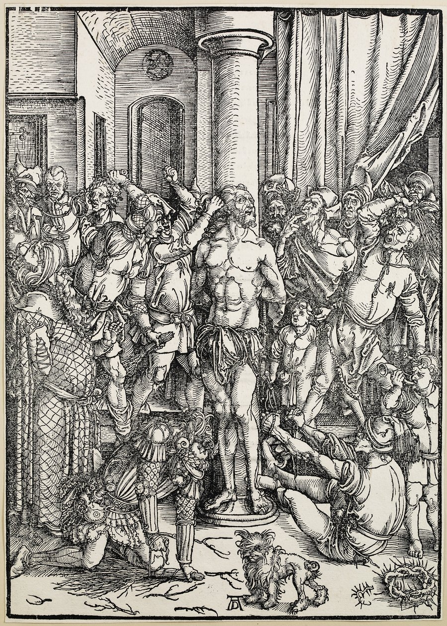 De geseling, ca. 1496-97 door Albrecht Dürer