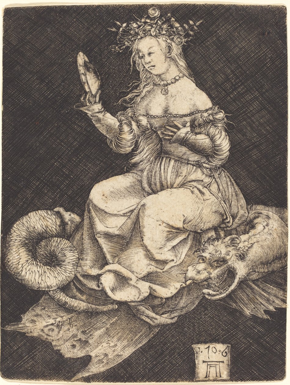 Een Allegorie van Trots door Albrecht Altdorfer