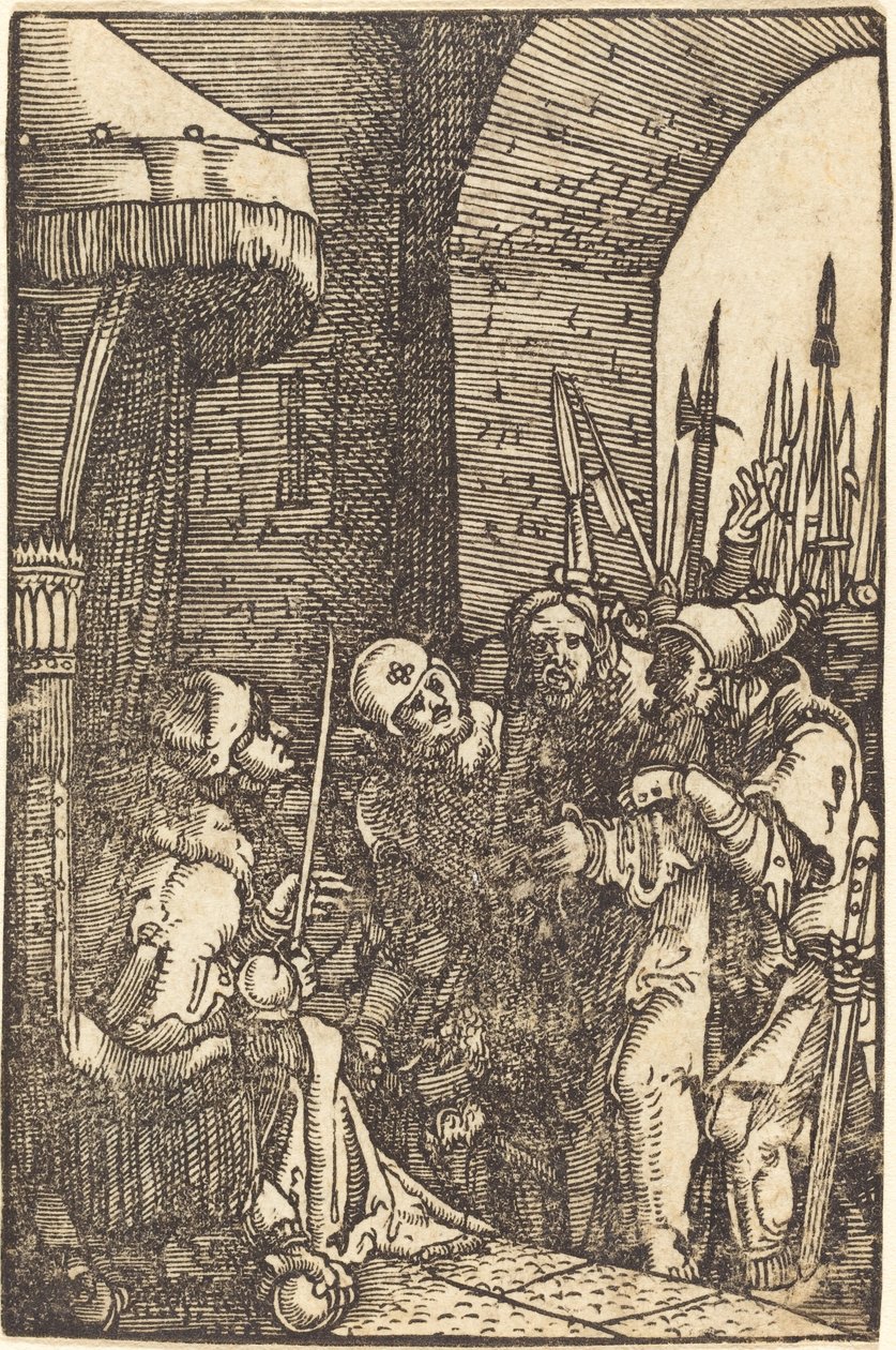 Christus voor Herodes door Albrecht Altdorfer