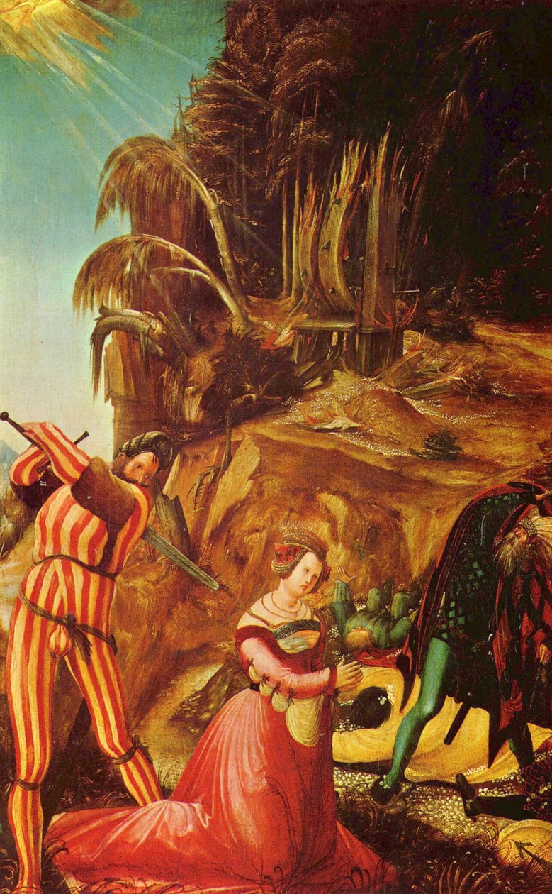 Onthoofding van Sint-Catharina door Albrecht Altdorfer