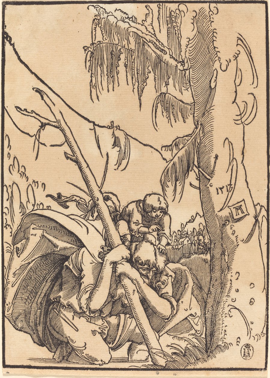 Sint Christoffel door Albrecht Altdorfer