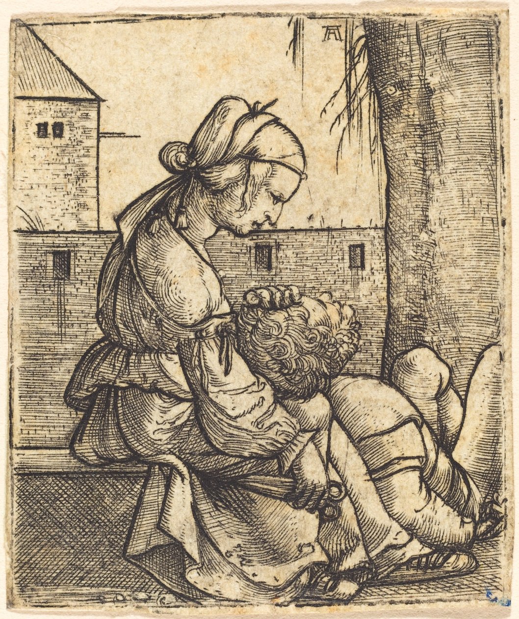 Samson en Delila door Albrecht Altdorfer