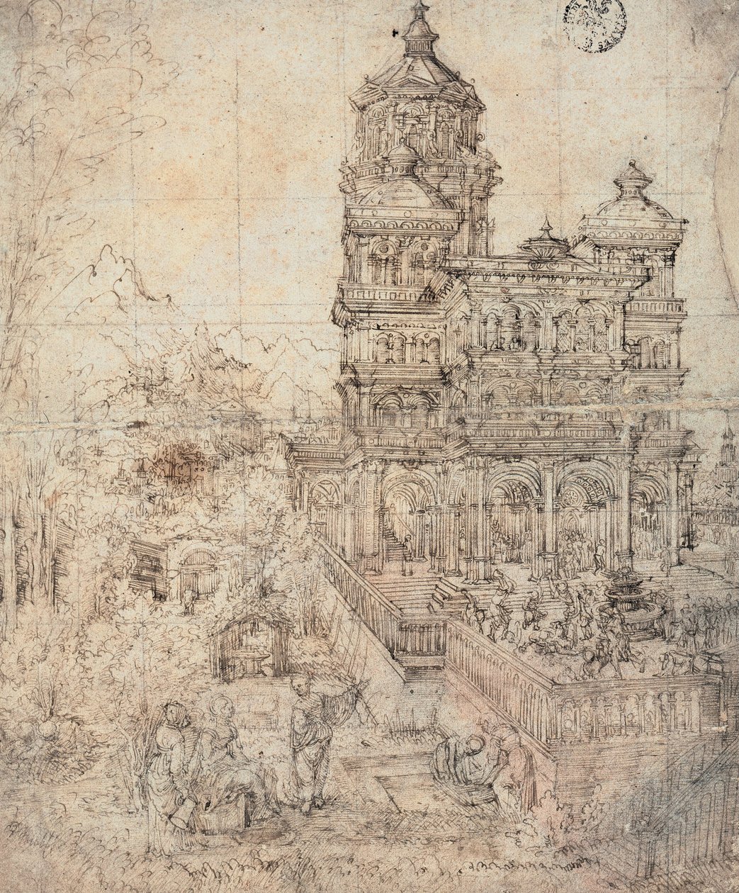 Susanna in haar bad, 1526 door Albrecht Altdorfer