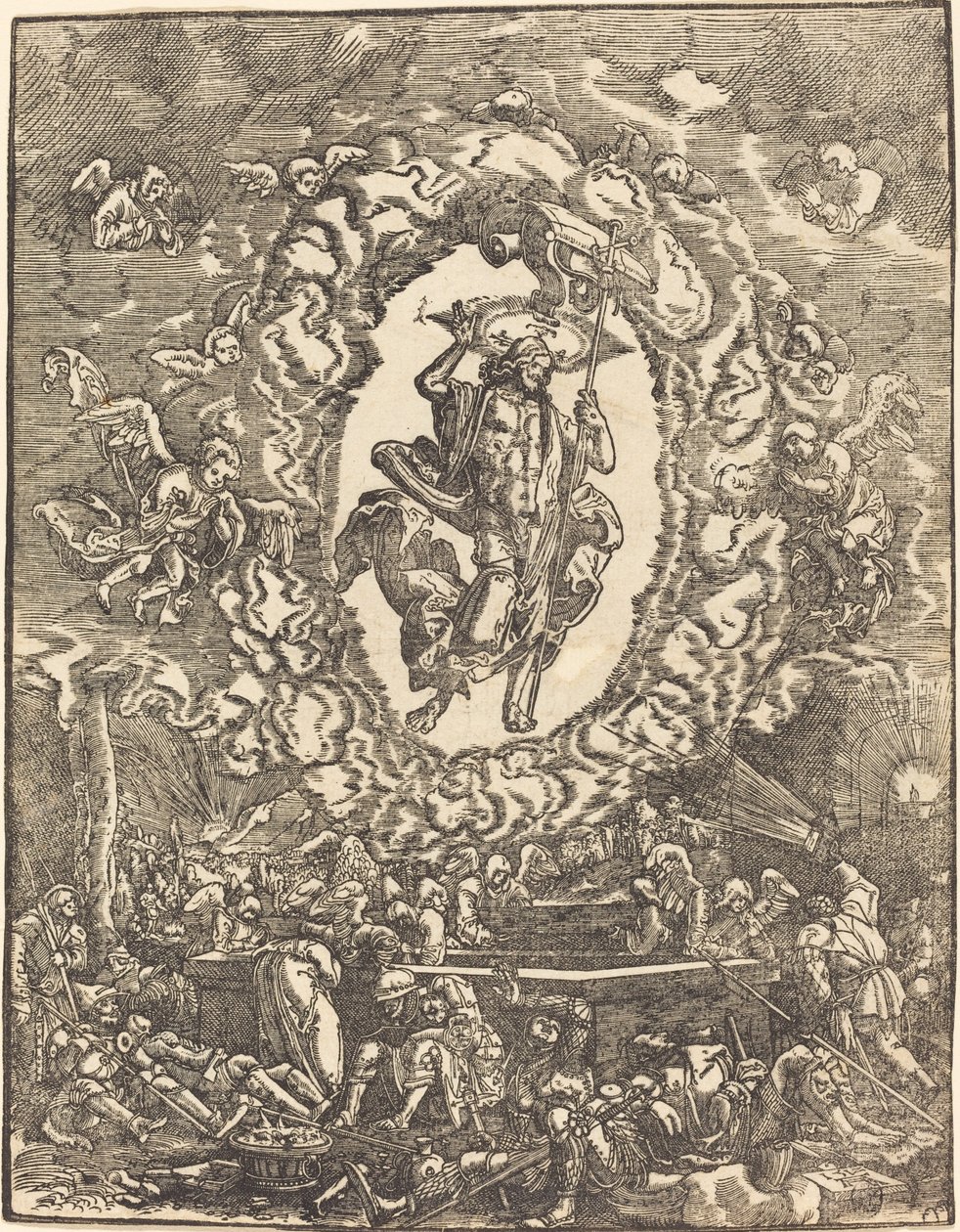 De Opstanding door Albrecht Altdorfer
