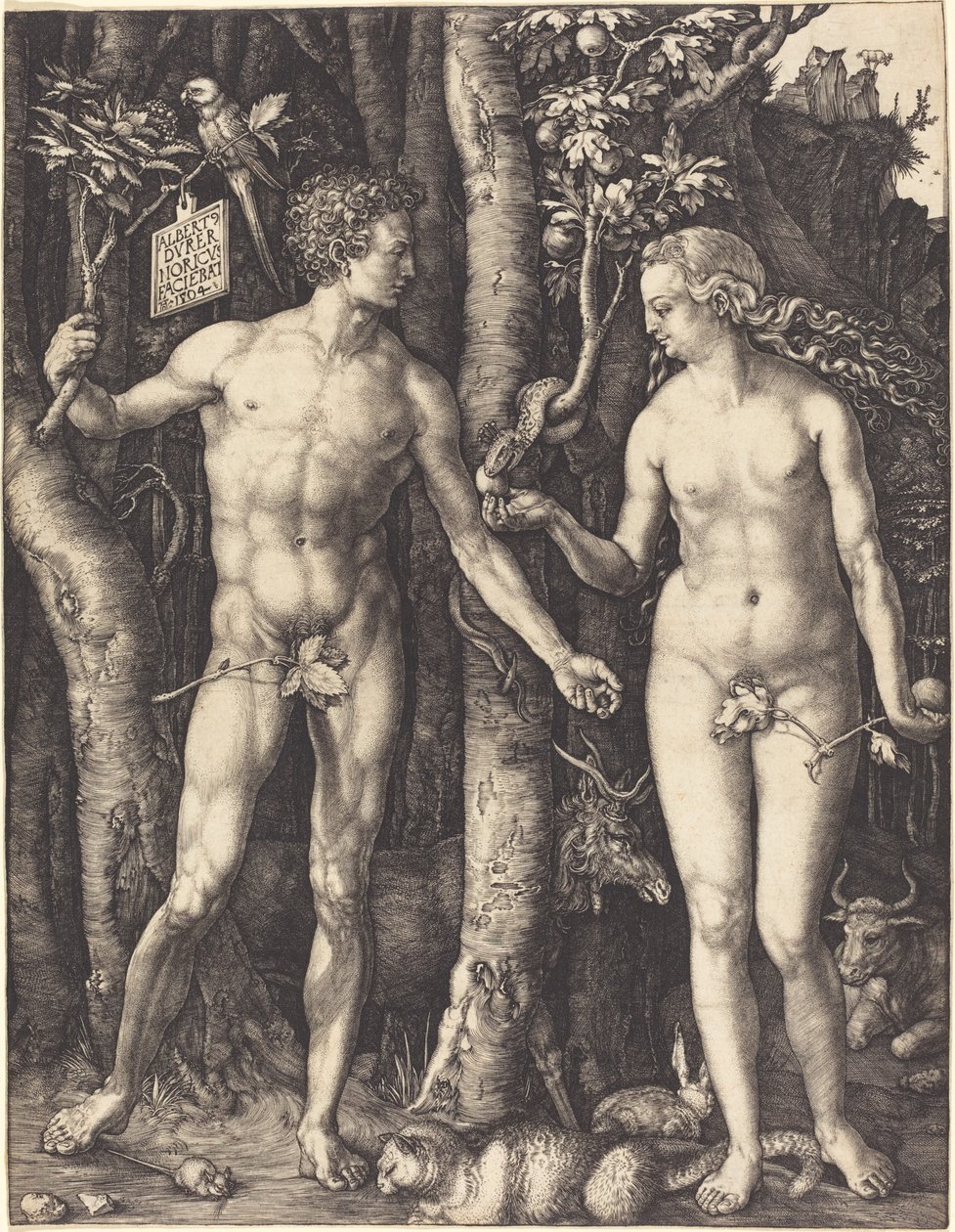 Adam en Eva door Albrecht Dürer