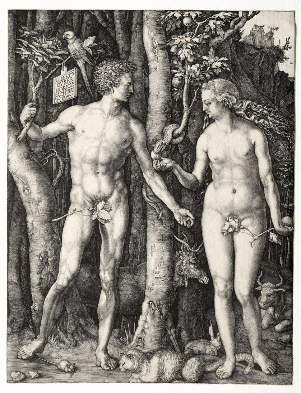 Adam en Eva door Albrecht Dürer