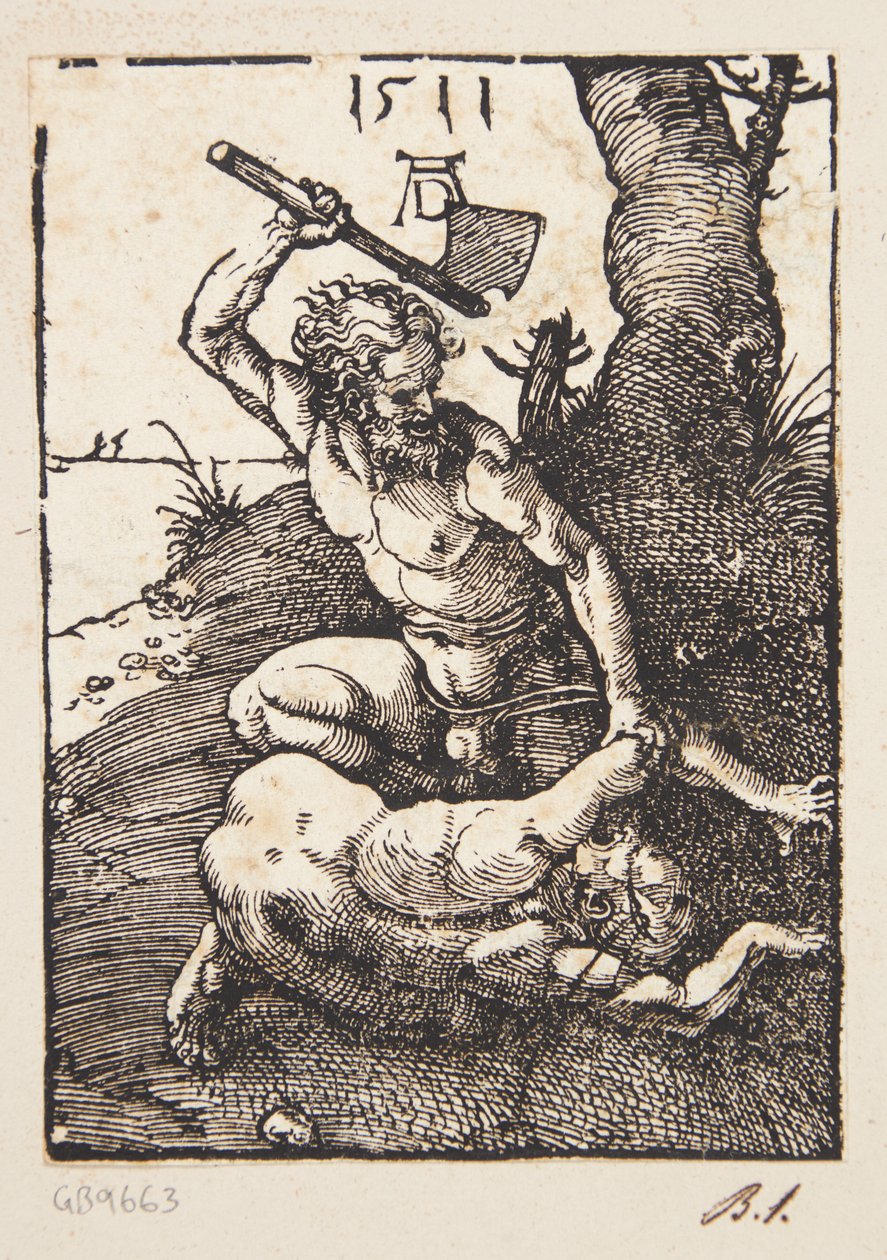 Kaïn Doodt Abel door Albrecht Dürer