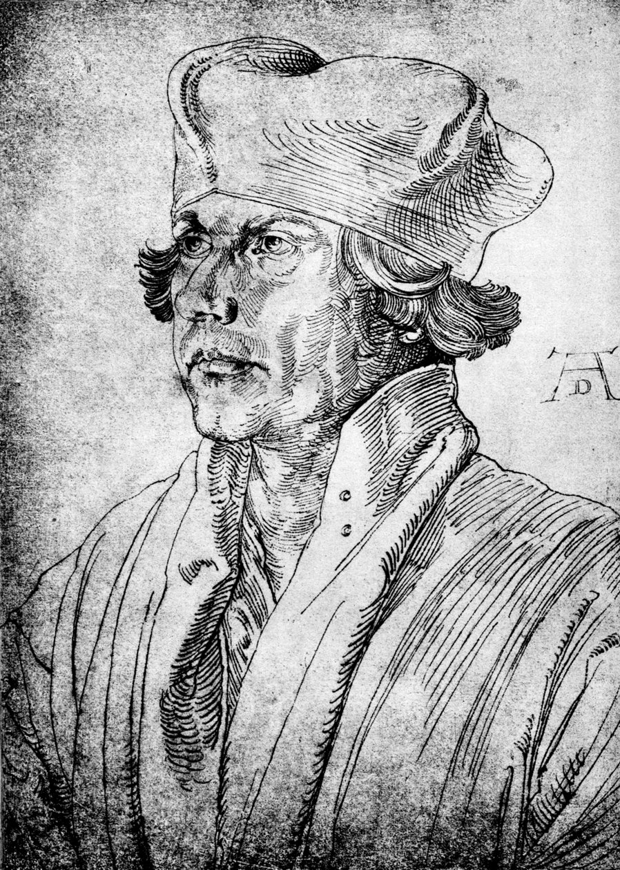 Kardinaal Lang von Wellenburg, 1522, 1936 door Albrecht Dürer