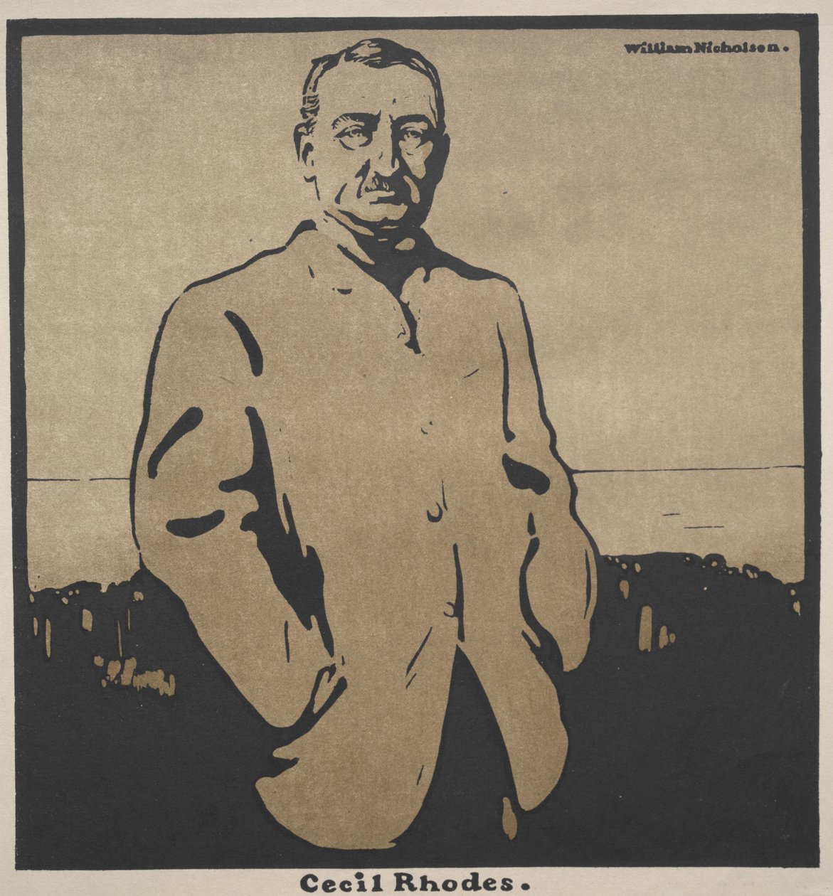 Cecil Rhodes door William Nicholson