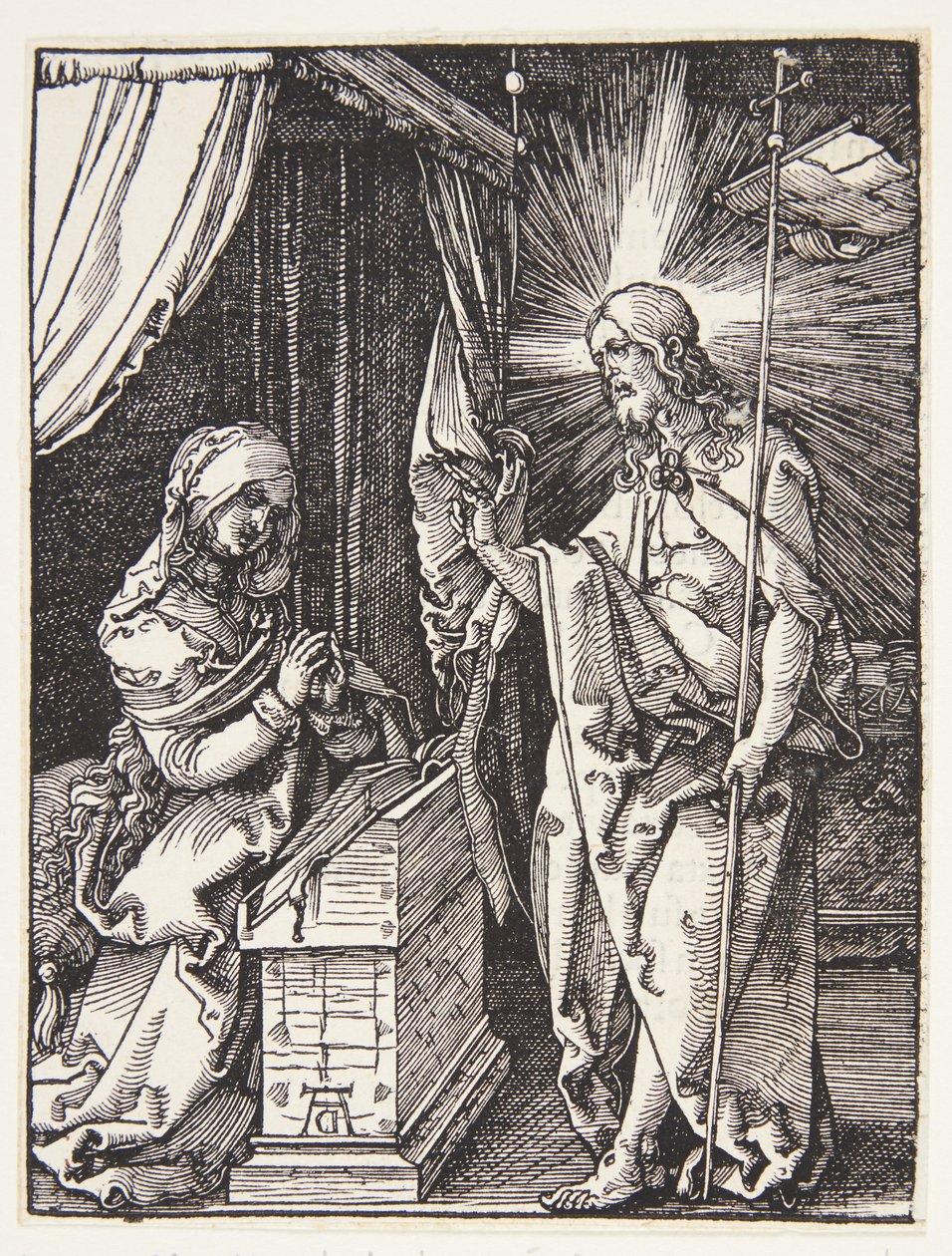 Christus verschijnt aan zijn moeder door Albrecht Dürer