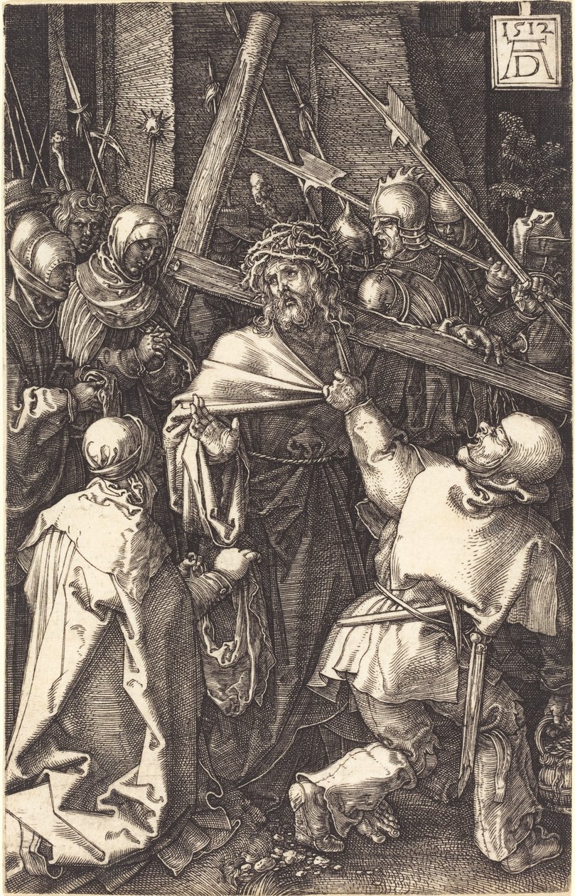 Christus draagt het kruis door Albrecht Dürer