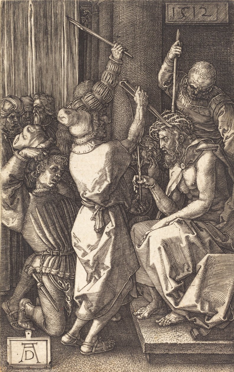 Christus gekroond met doornen, 1512 door Albrecht Dürer