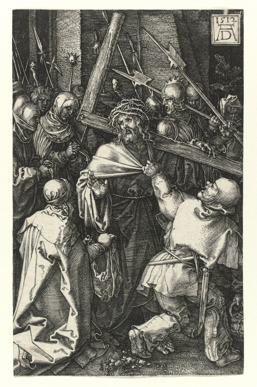 Christus draagt het kruis, 1512 door Albrecht Dürer
