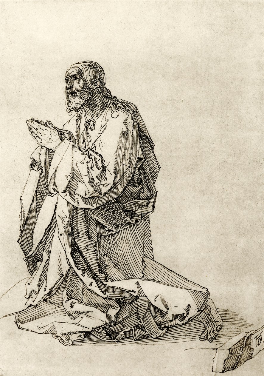 Christus op de Olijfberg door Albrecht Dürer
