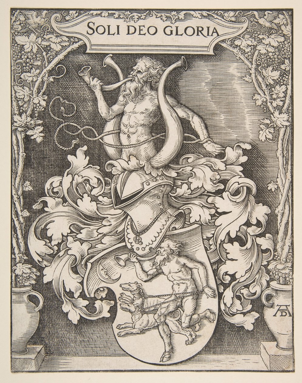 Wapen van Johann Tscherte door Albrecht Dürer