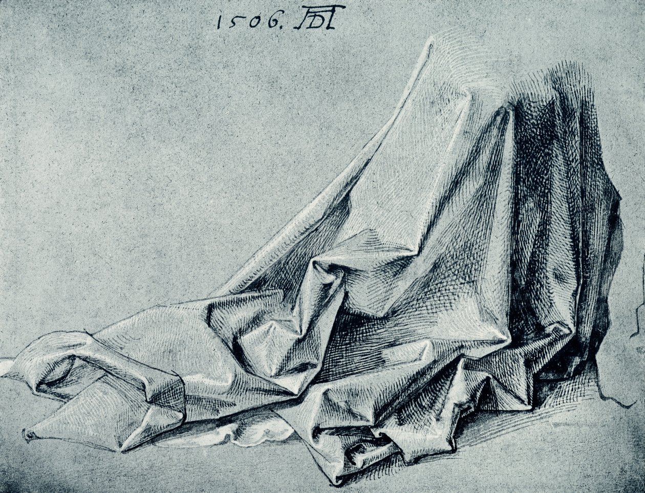 Draperiestudie door Albrecht Dürer