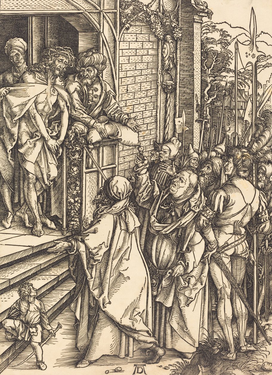 Ecce Homo, ca. 1498-1499 door Albrecht Dürer