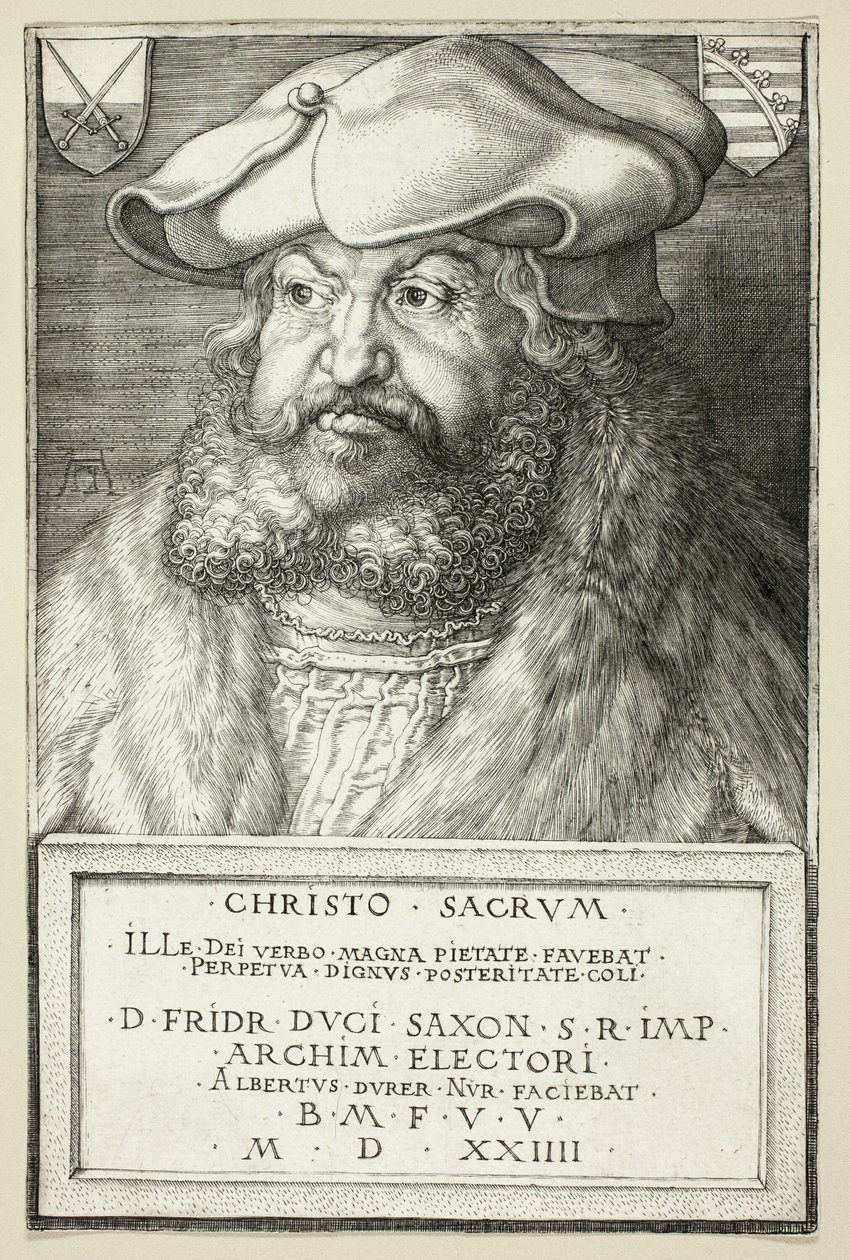 Keuzevorst Frederik de Wijze van Saksen door Albrecht Dürer