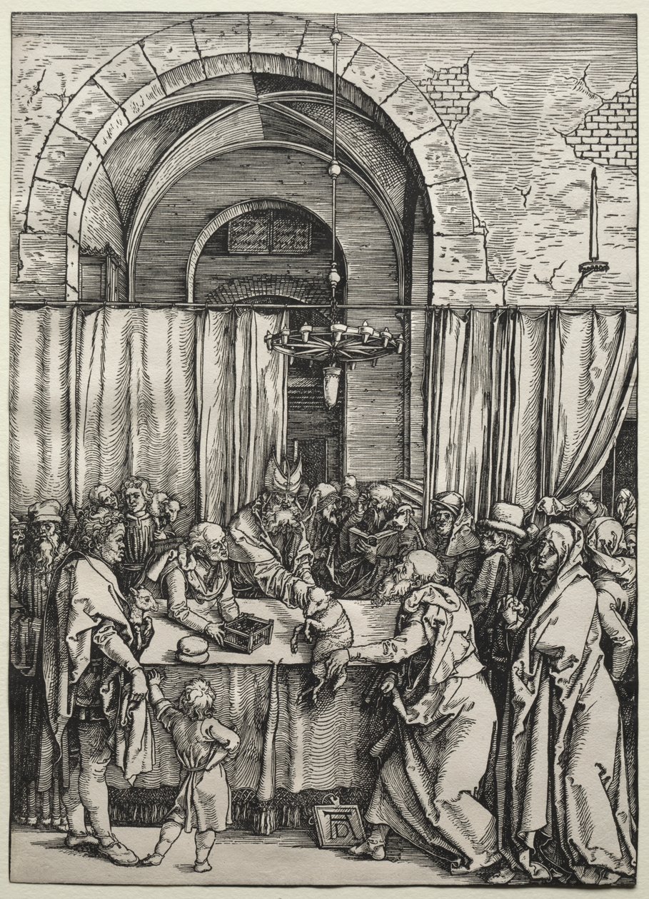 Joachims Offer Afgewezen door de Hogepriester door Albrecht Dürer