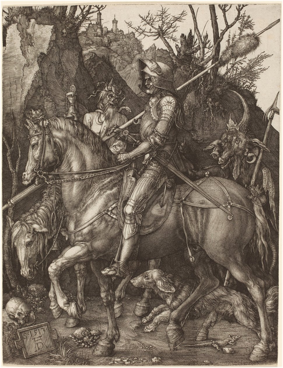 Ridder, Dood en Duivel door Albrecht Dürer