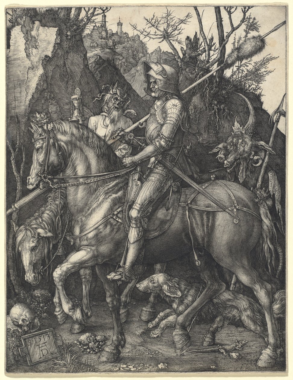 Ridder, Dood en Duivel door Albrecht Dürer