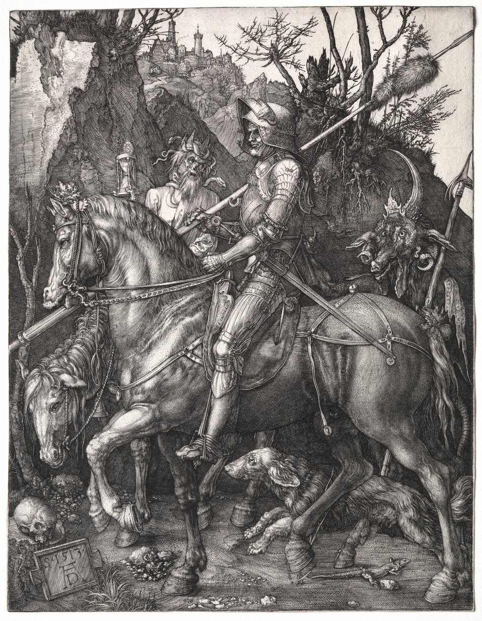 Ridder, Dood en de Duivel door Albrecht Dürer
