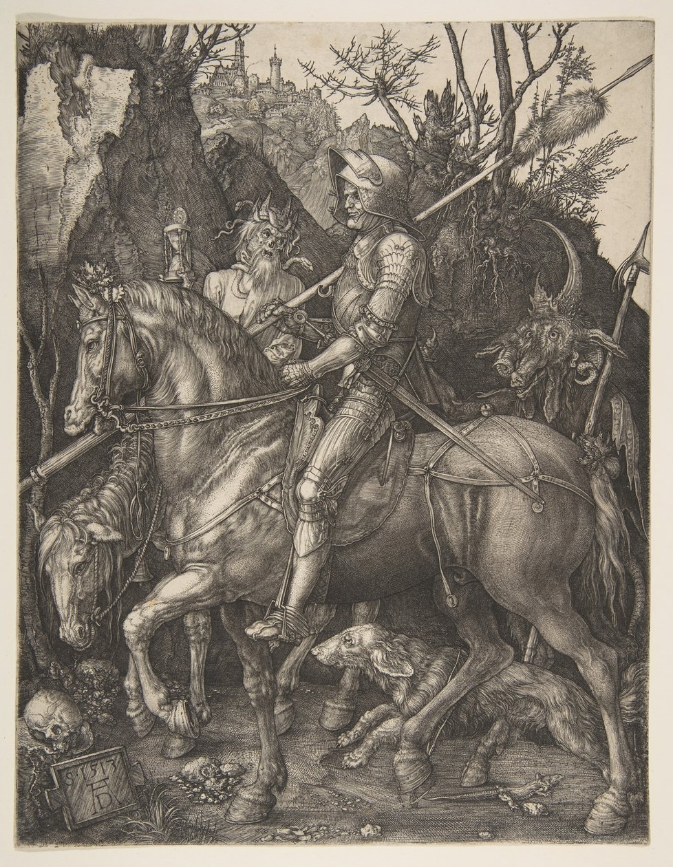 Ridder, Dood en de Duivel door Albrecht Dürer
