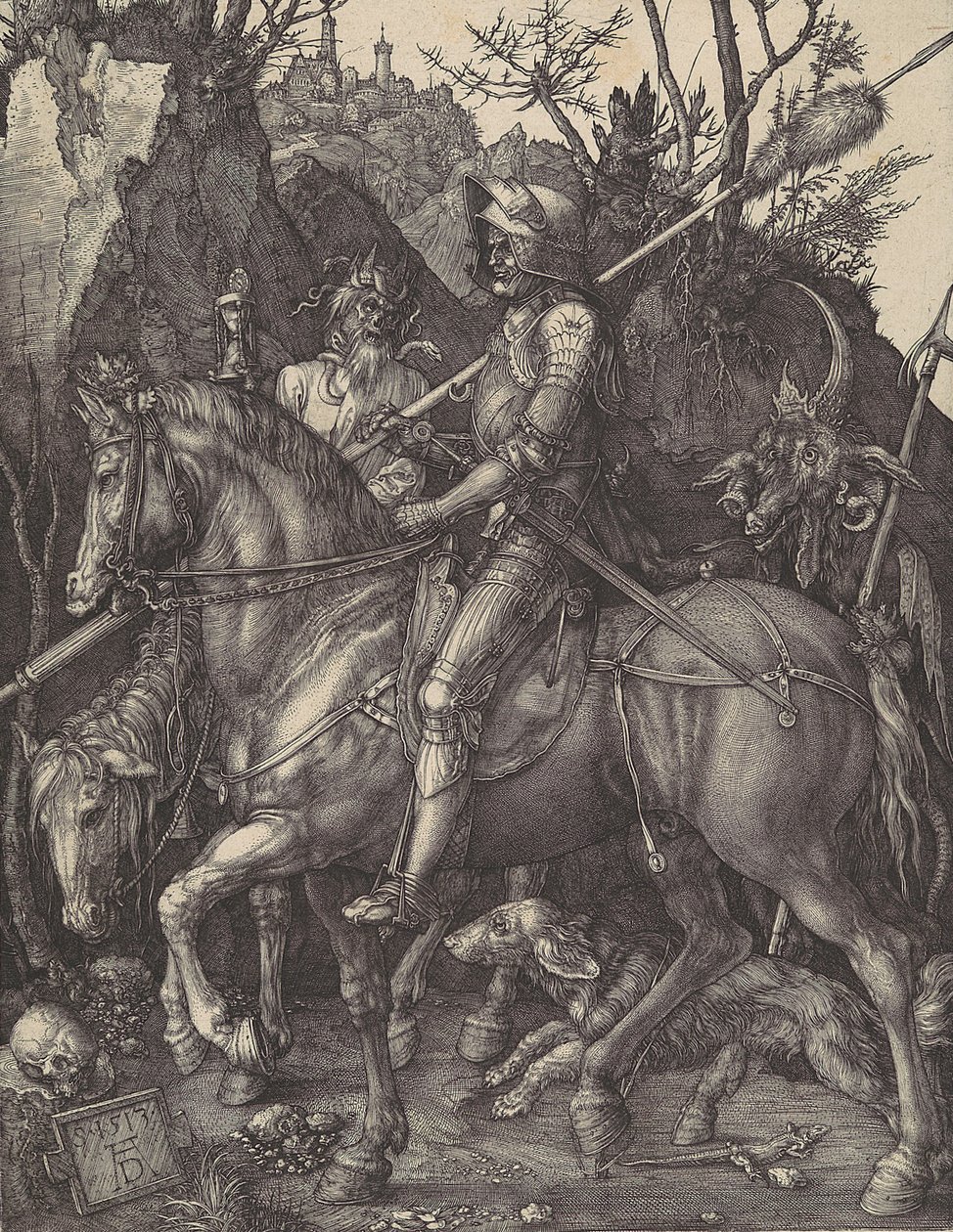 Ridder, Dood en de Duivel door Albrecht Dürer