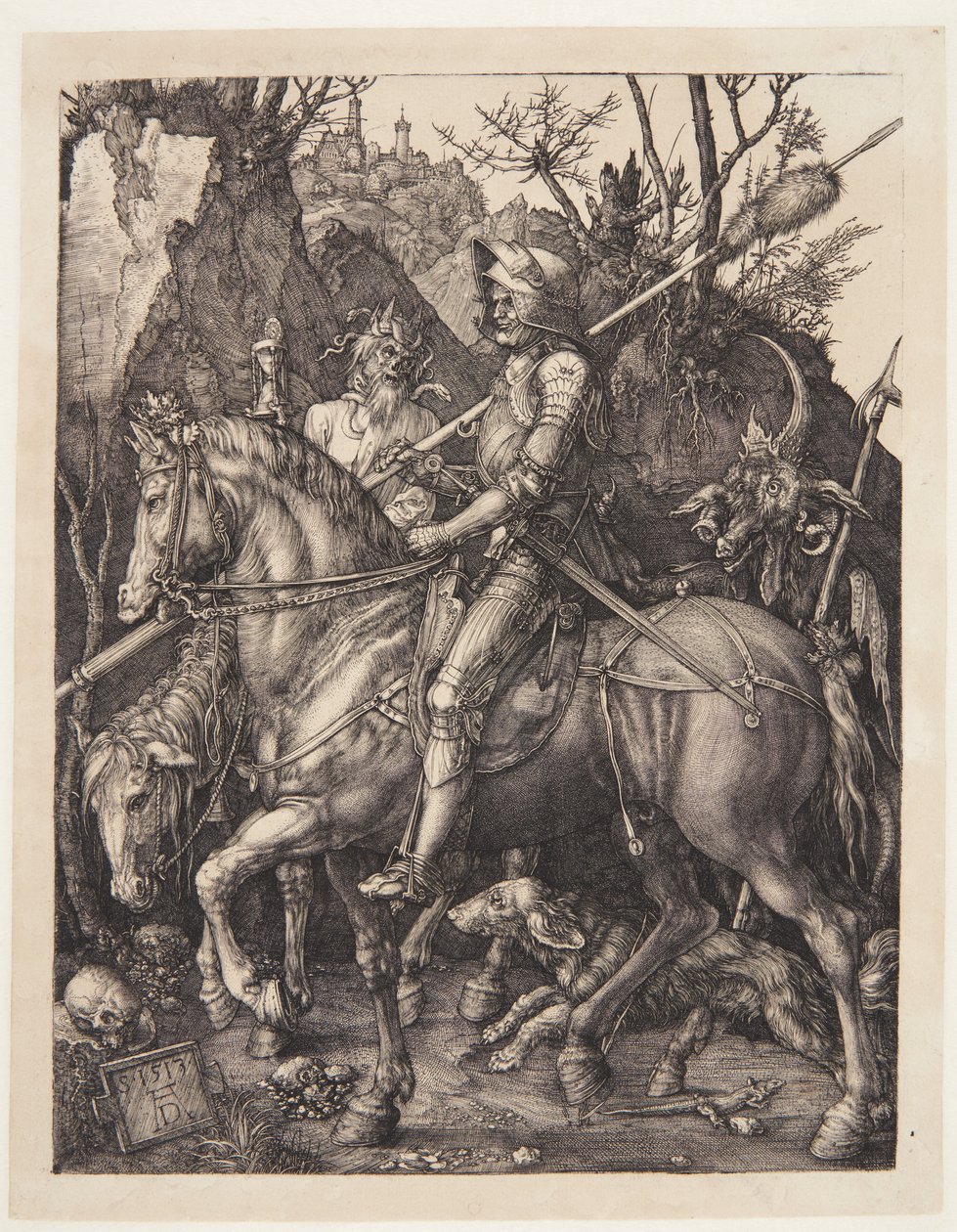 Ridder, dood en duivel door Albrecht Dürer