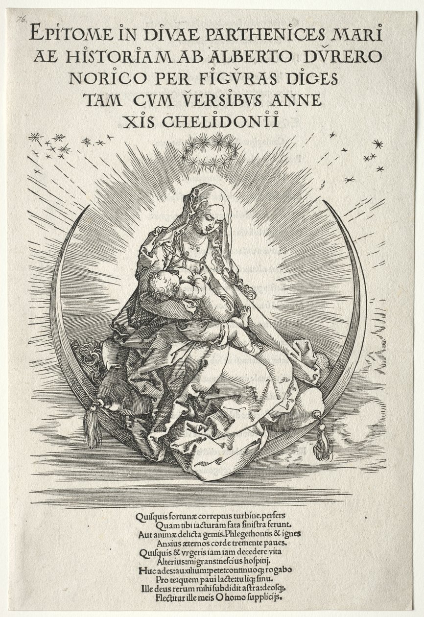 Leven van de Maagd: Titelpagina door Albrecht Dürer
