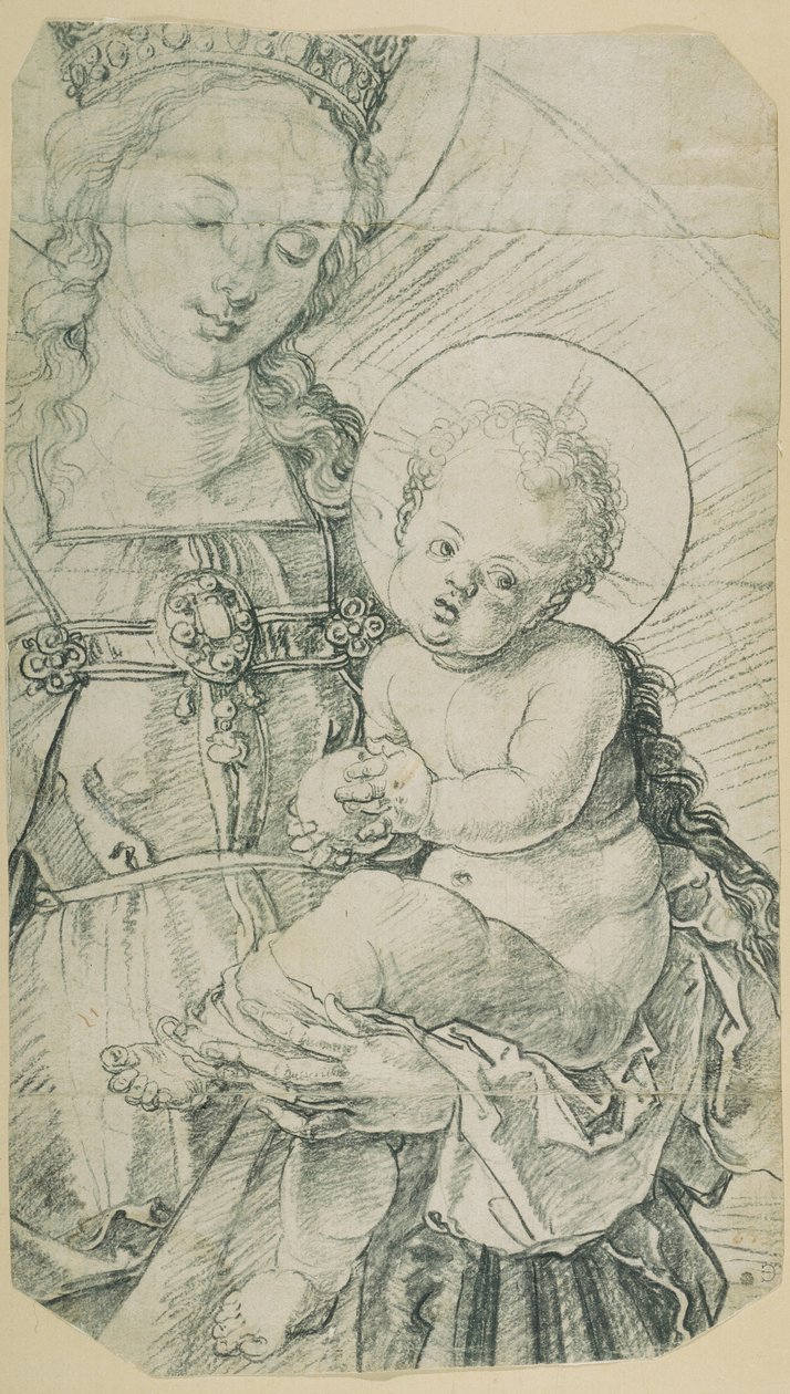 Madonna en Kind door Albrecht Dürer