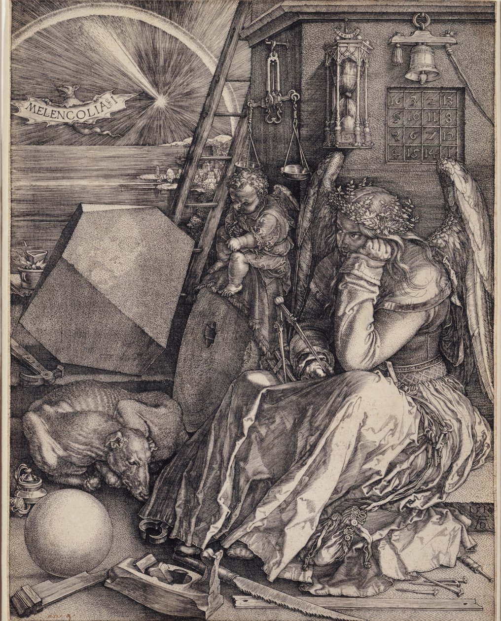 Melancholia I door Albrecht Dürer