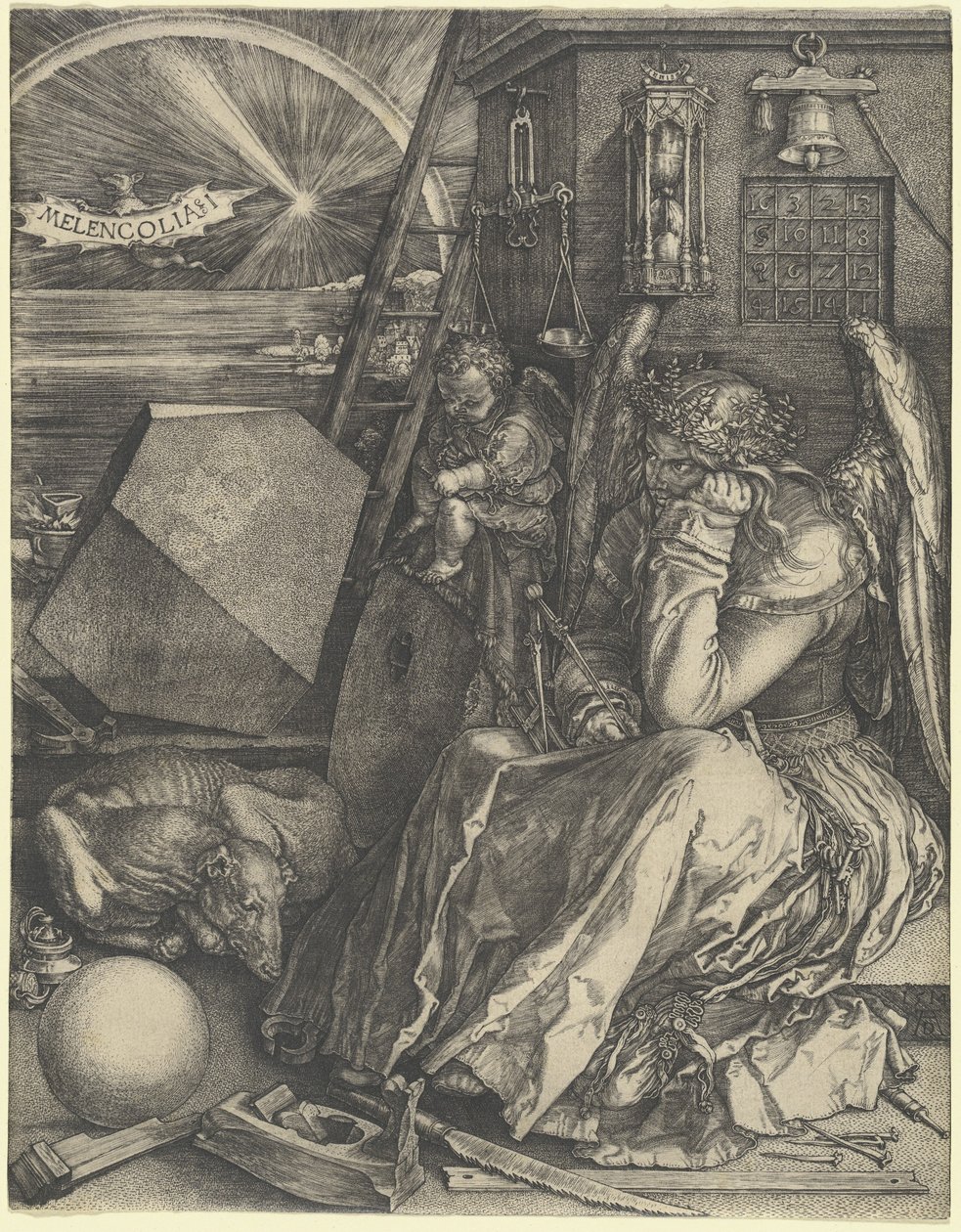 Melencolia I door Albrecht Dürer