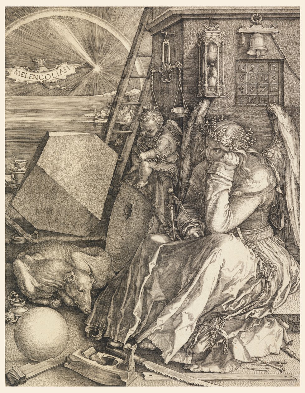 Melencolia I door Albrecht Dürer