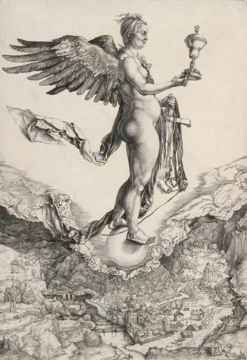 Nemesis door Albrecht Dürer