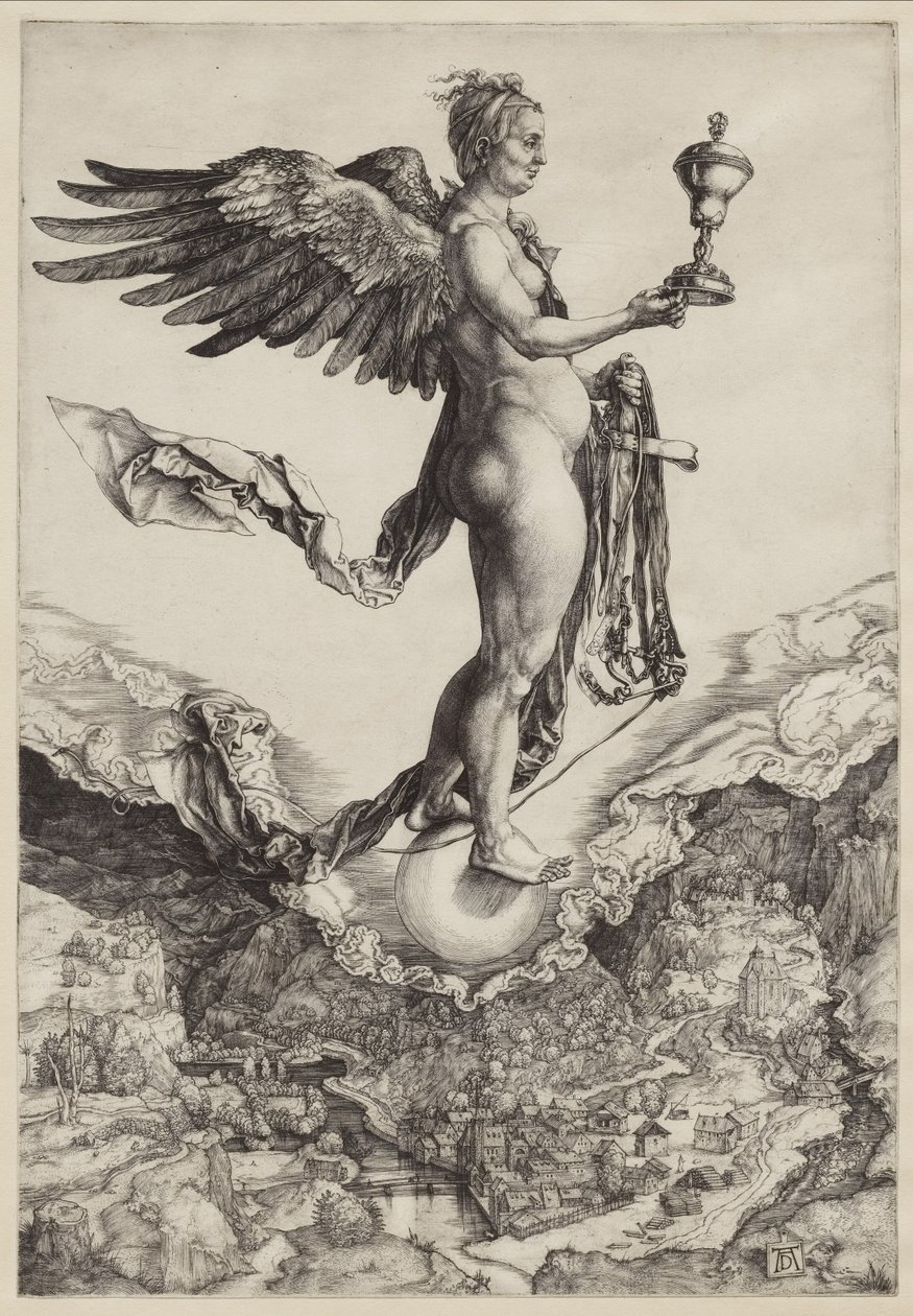 Nemesis door Albrecht Dürer