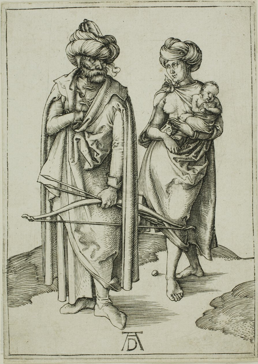 Oosterse Familie door Albrecht Dürer