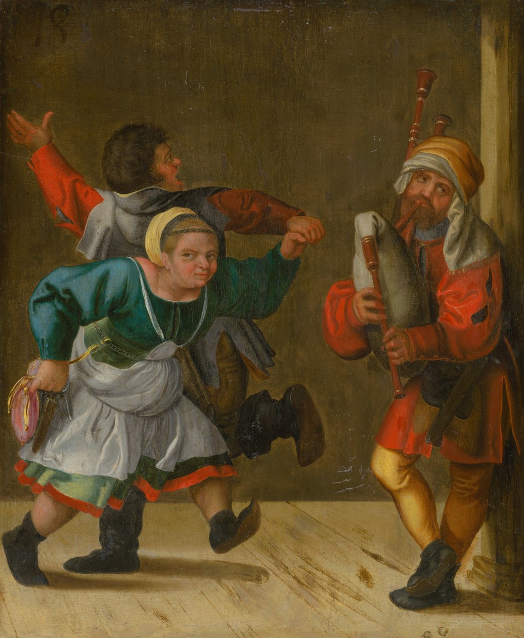 Boerendans, c.1600 door Albrecht Dürer