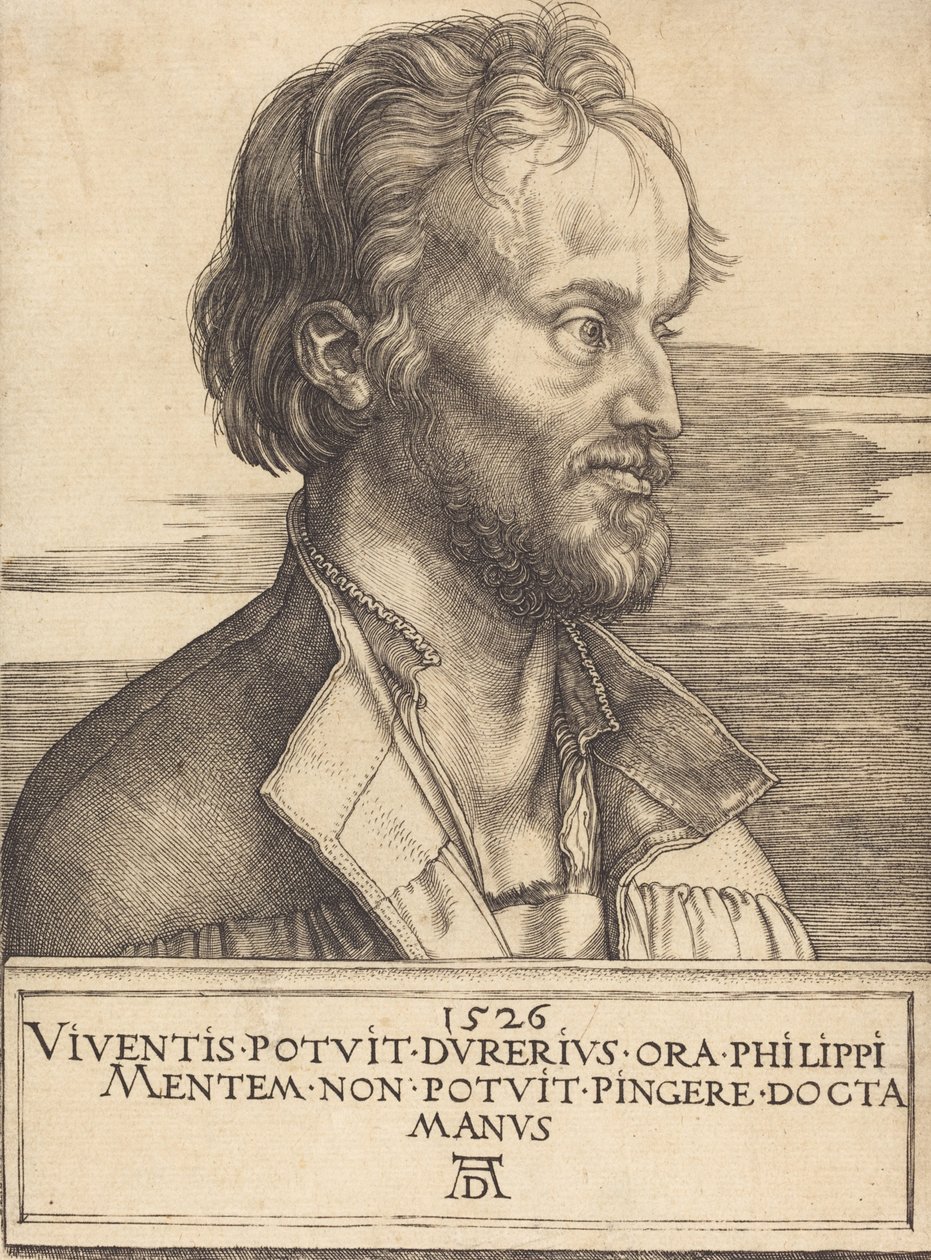 Philip Melanchthon door Albrecht Dürer