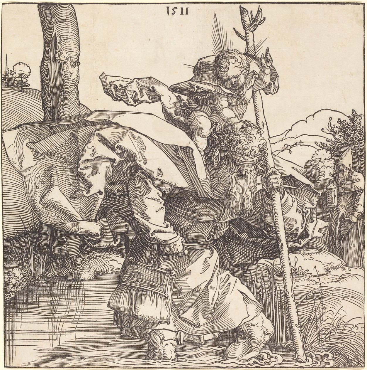 Sint Christoffel door Albrecht Dürer