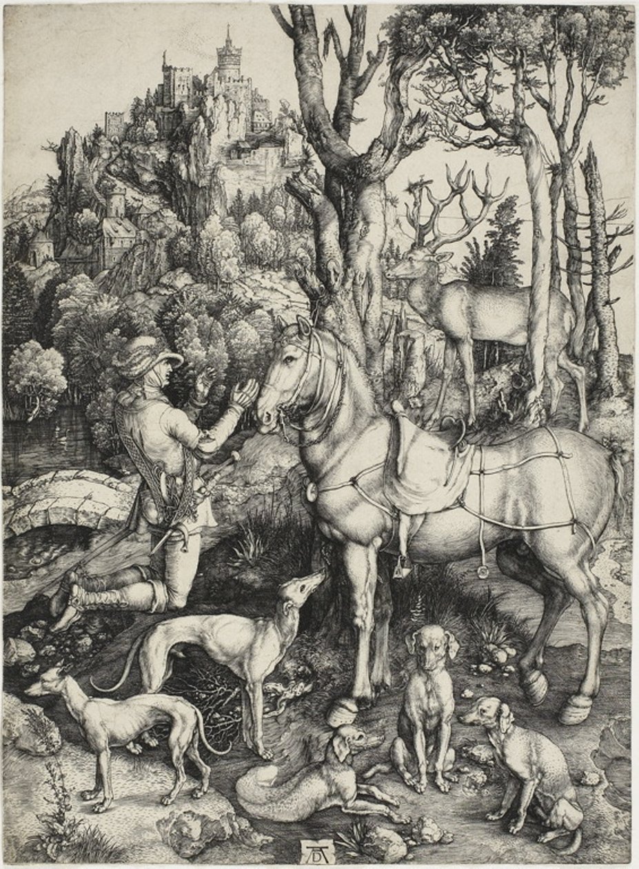 Sint Eustachius door Albrecht Dürer