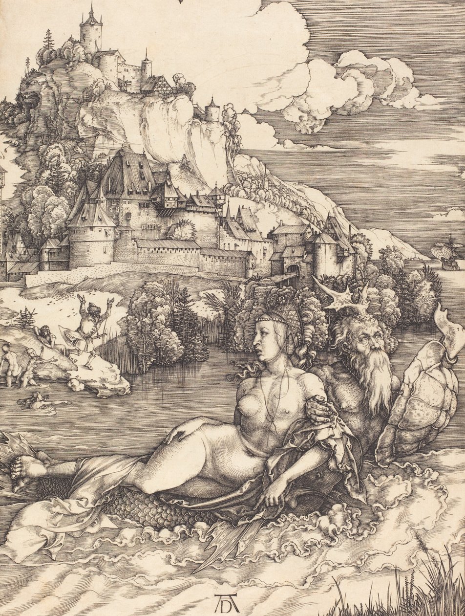 Zee Monster Das Meerwunder, ca. 1498 door Albrecht Dürer