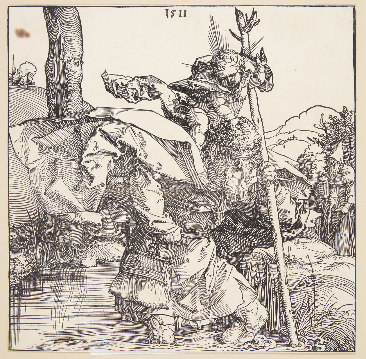 Sint Christoffel door Albrecht Dürer